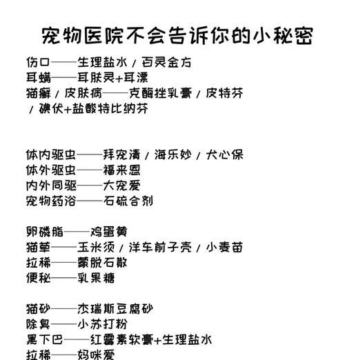 用石硫合剂让猫咪舒适无痒（探究石硫合剂的功效）